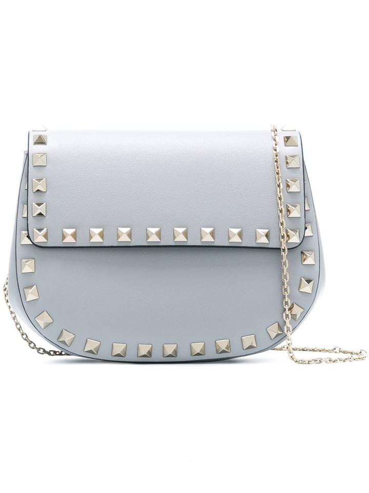 Valentino Valentino Garavani 'rockstud' Crossbody Bag, Women's, Grey