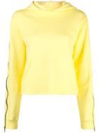 Rta Contrast Stripe Hoodie - Yellow