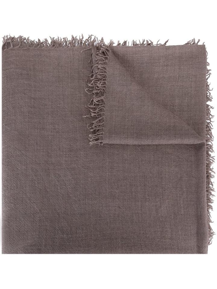 Faliero Sarti 'new Enrica' Scarf, Adult Unisex, Brown, Silk/cashmere