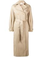 Dagmar Double-breasted Trench Coat - Neutrals
