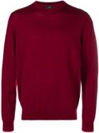 Ps By Paul Smith Crew Neck Sweater - Red