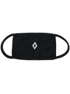 Marcelo Burlon County Of Milan Pritned Cross Face Mask - Black