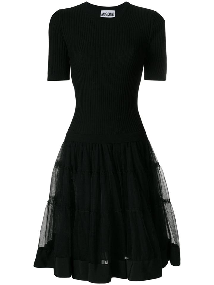 Moschino Mini Tutu T-shirt Dress - Black