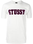 Stussy 'university' T-shirt, Men's, Size: Large, Nude/neutrals, Cotton