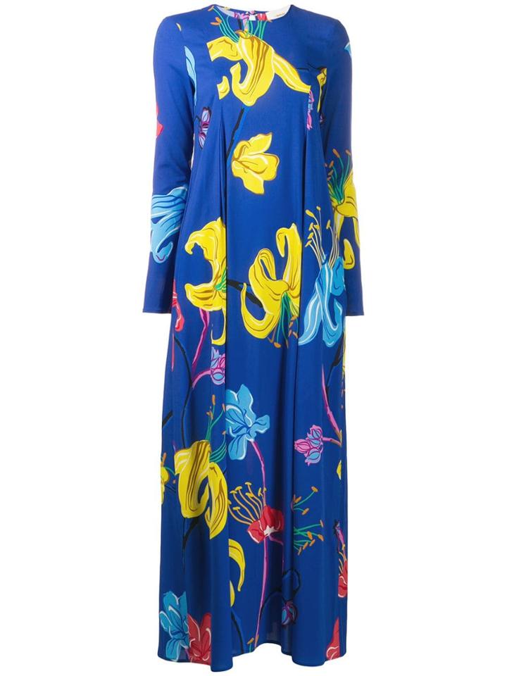 La Doublej Panelled Shift Dress - Blue