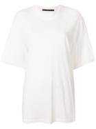 Haider Ackermann Oversized Crewneck T-shirt - White