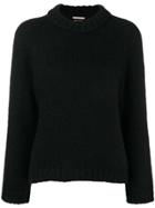 Bellerose Mesh Knit Sweater - Black