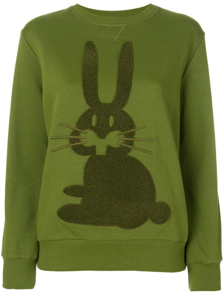 Peter Jensen Rabbit Embroidered Sweatshirt - Green