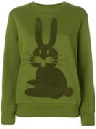 Peter Jensen Rabbit Embroidered Sweatshirt - Green