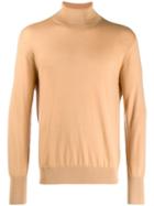 Eleventy Turtleneck Jumper - Neutrals