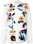 Marni - Sequin Embellished Shirt - Women - Cotton/acrylic/sequin/glass - 44, White, Cotton/acrylic/sequin/glass