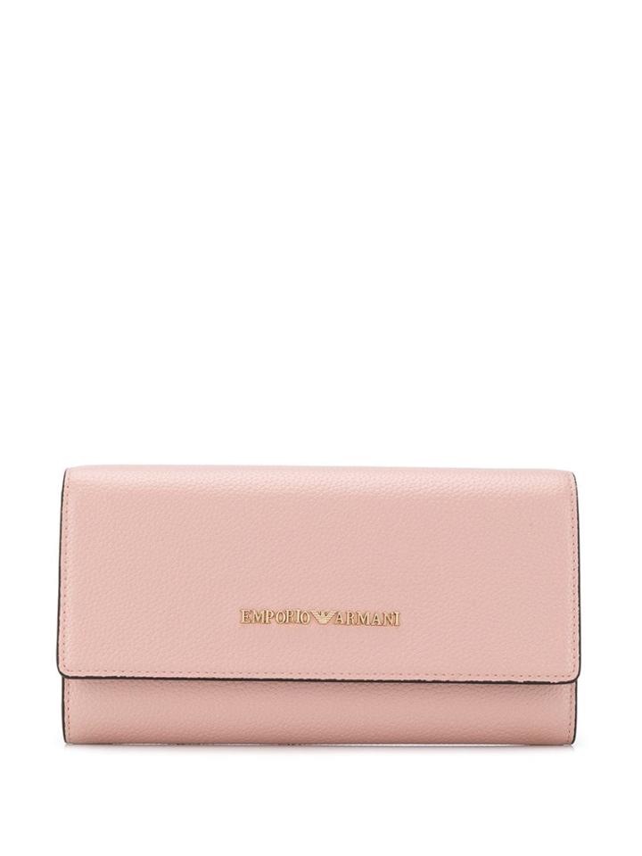 Emporio Armani Foldover Wallet - Pink