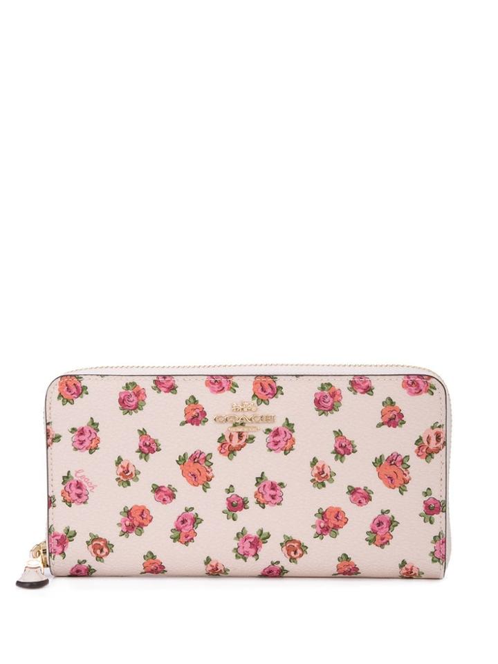 Coach Accordion Zip Wallet - White