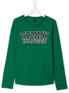 Tommy Hilfiger Junior Teen Logo Print T-shirt - Green