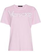 Versace Pink Vintage Logo T-shirt - Pink & Purple