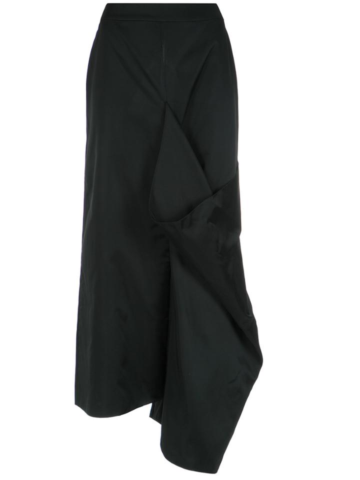 Uma Raquel Davidowicz Ruffled Maxi Skirt - Black