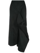 Uma Raquel Davidowicz Ruffled Maxi Skirt - Black