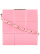 Chanel Pre-owned Choco Bar Chain Party Clutch - Pink