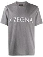 Z Zegna Logo T-shirt - Grey