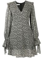 Philosophy Di Lorenzo Serafini Vintage Floral Dress - Black