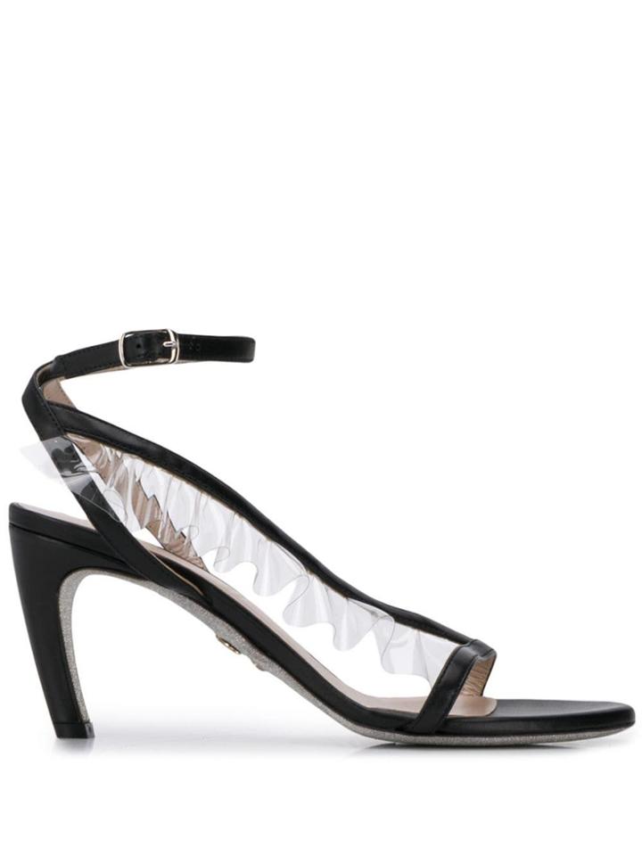 Genny Sling Back Sandals - Black