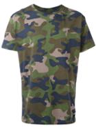 Les (art)ists Camouflage T-shirt, Men's, Size: Medium, Green, Cotton