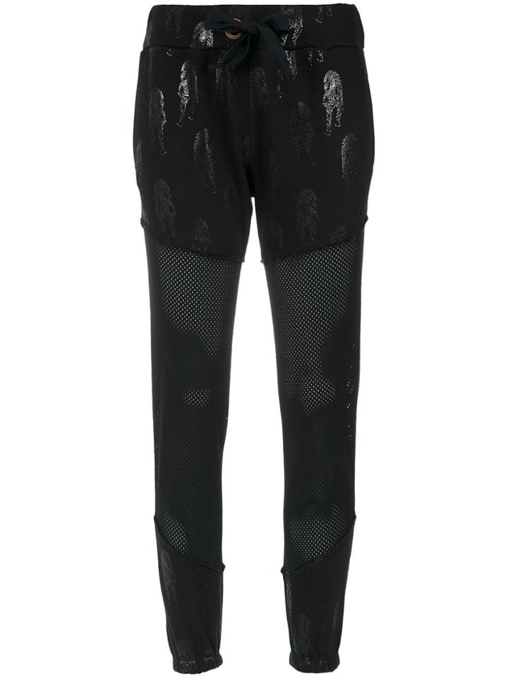 Andrea Bogosian Panelled Jogging Trousers - Black