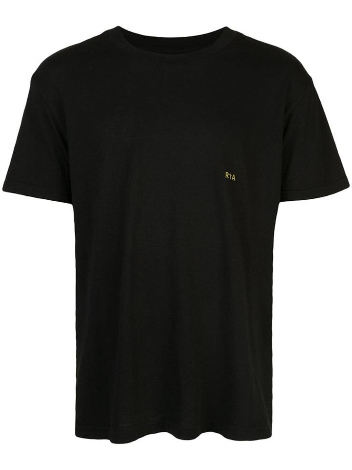Rta Black Skull Print T-shirt