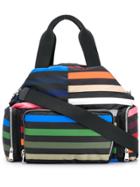 Sonia Rykiel Large Striped Tote Bag - Black