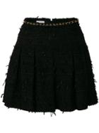 Edward Achour Paris Frayed Skirt - Black