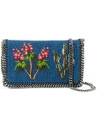 Stella Mccartney Falabella Crossbody Bag, Women's, Blue, Cotton