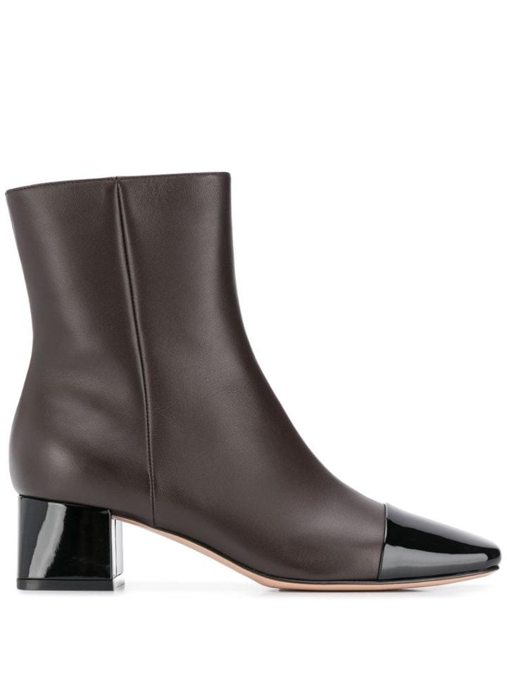 Gianvito Rossi Cap Toe Boots - Brown