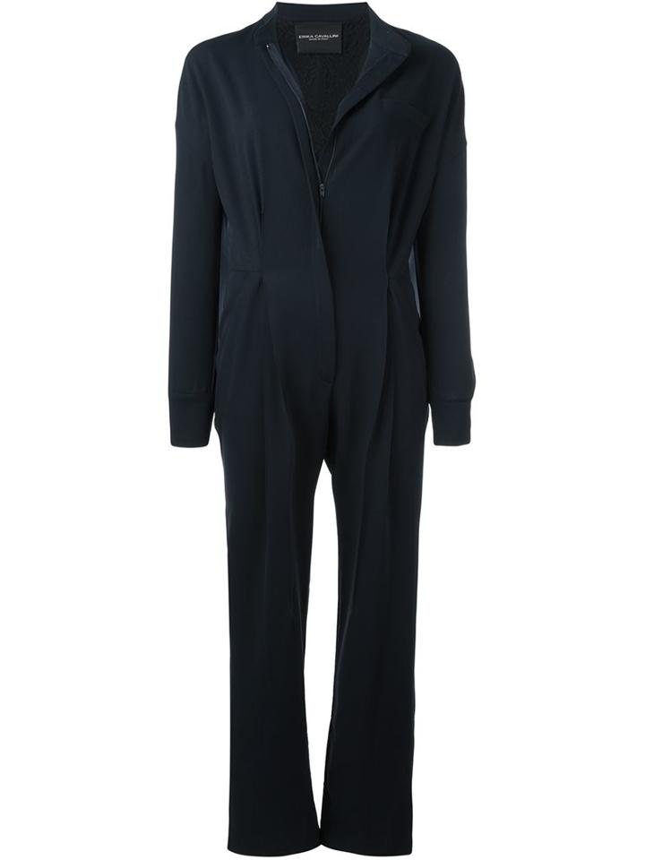 Erika Cavallini 'sharin' Jumpsuit, Women's, Size: 44, Blue, Acetate/polyester/viscose