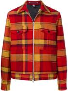 Ps By Paul Smith Check Jacket - Red