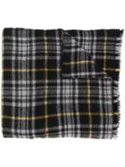 Isabel Marant Suzanne Checked Scarf - Black