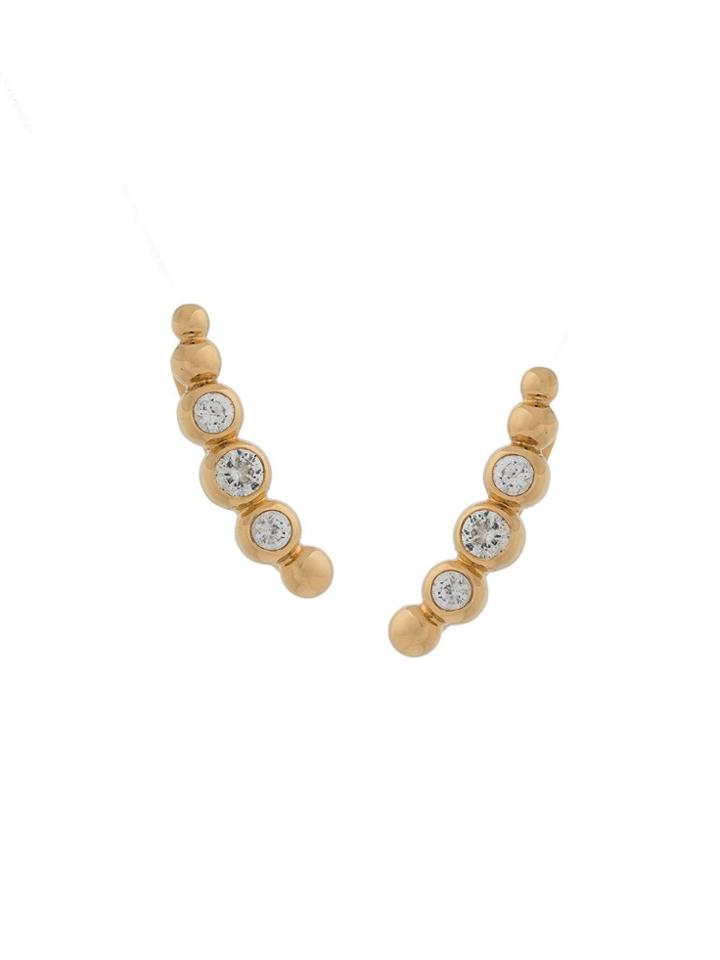Astley Clarke Sapphire Stilla Arc Ear Crawlers - Gold