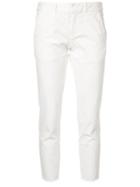 Nili Lotan Cropped Skinny-fit Trousers - White