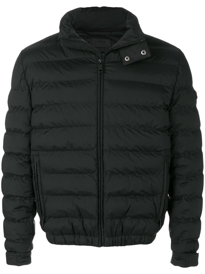 Prada Puffer Jacket - Black