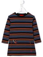 Rykiel Enfant Striped Dress, Girl's, Size: 8 Yrs, Black