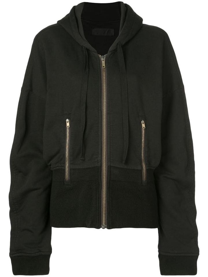 Haider Ackermann Contrast Detail Hoodie - Black