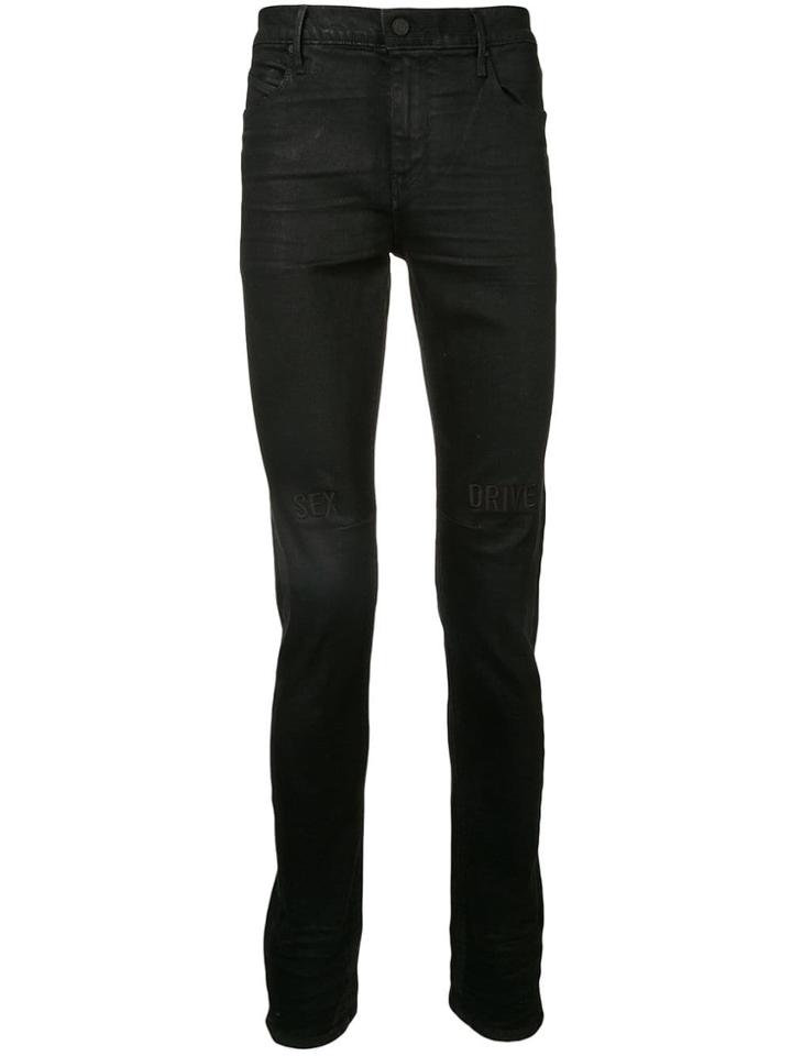 Rta Sex Drive Slim Fit Jeans - Black