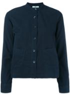 Hope - Collarless Shirt - Women - Cotton - 34, Women's, Blue, Cotton