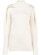 Y/project Double Shoulder Drape Jumper - Neutrals