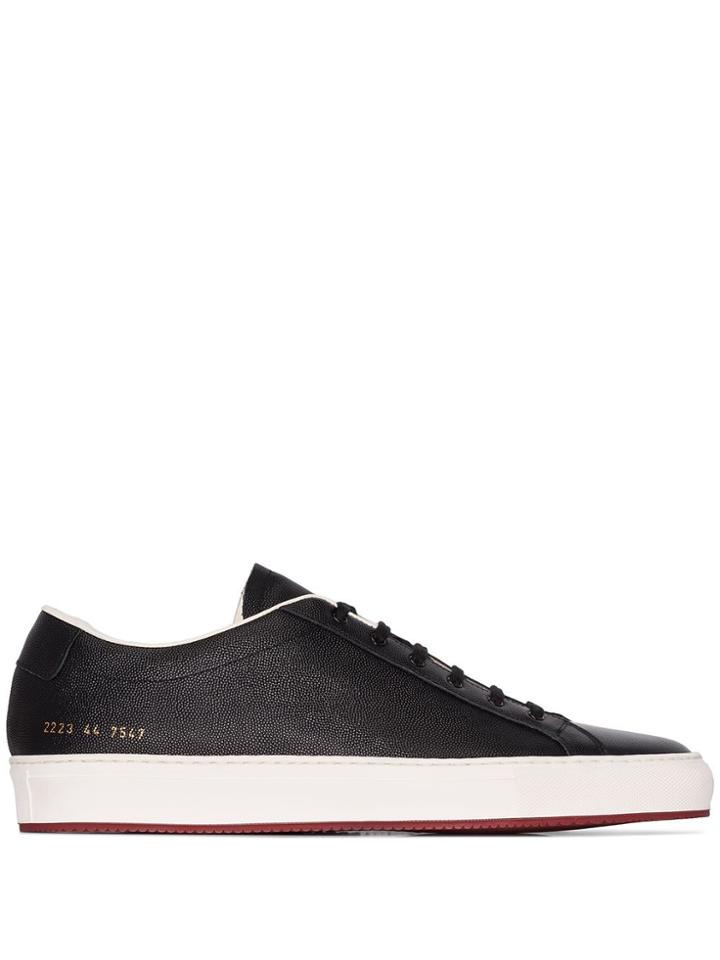 Common Projects Premium Achilles Low-top Sneakers - Black