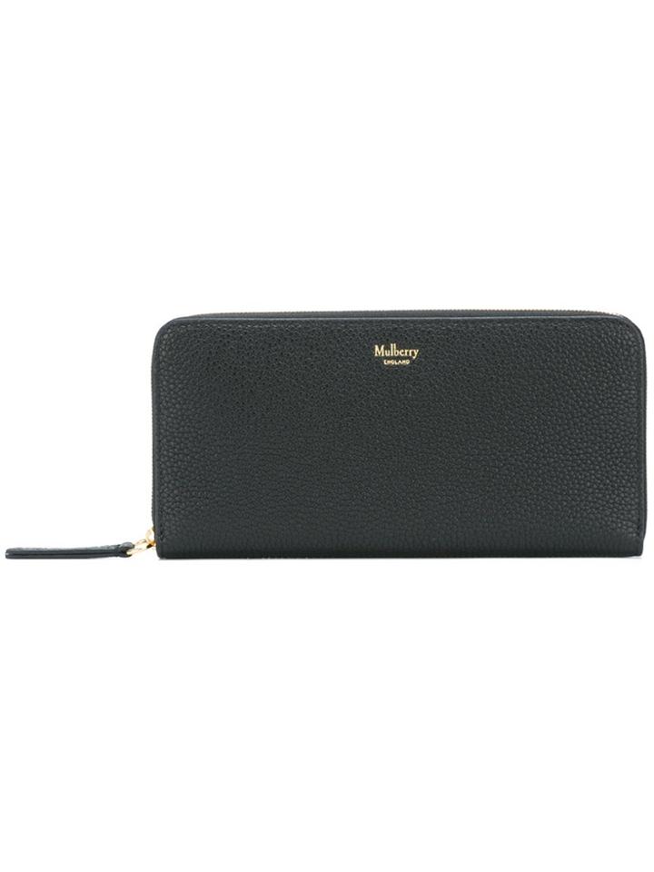 Mulberry Zip Around Wallet - Black