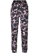Christian Wijnants Floral Print Trousers - Pink & Purple