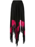 Romance Was Born Opal Goddess Fringe Skirt - Black