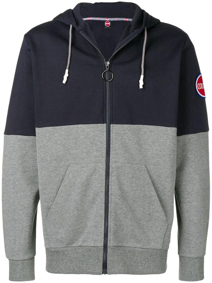 Colmar Colourblock Zip Hoodie - Blue