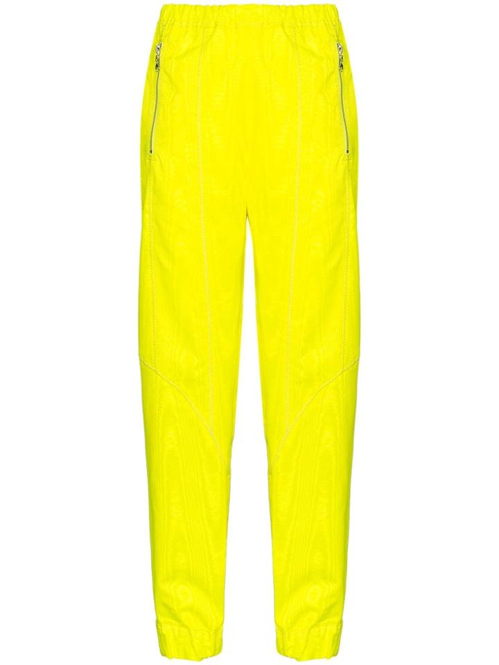 Marine Serre Elasticated Track Trousers - Yellow