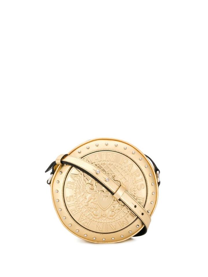 Balmain Disco Shoulder Bag - Gold